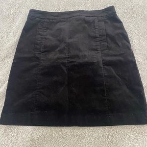 Velvet Black Skirt